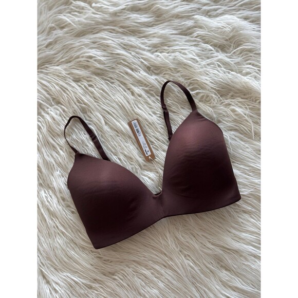 Skims Wireless Form T-shirt Bra Cocoa Size 32DD - Picture 3 of 7